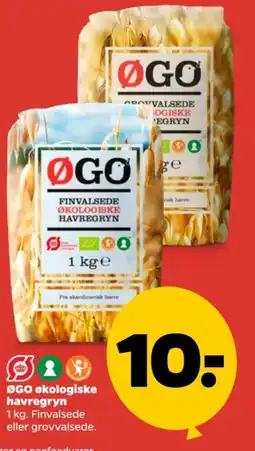 Netto ØGO økologiske havregryn tilbud