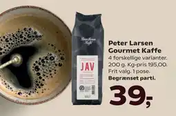 SuperBrugsen Peter Larsen Gourmet Kaffe tilbud