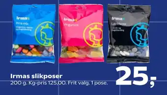 SuperBrugsen Irmas slikposer tilbud