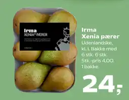 Kvickly Irma Xenia pærer tilbud