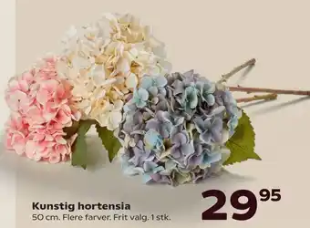 Kvickly Kunstig hortensia tilbud