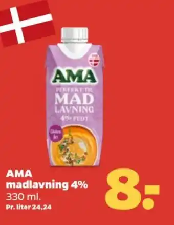 Netto AMA madlavning 4% tilbud