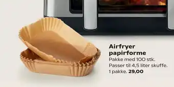 Kvickly Airfryer papirforme tilbud