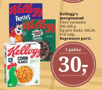 Dagli'Brugsen Kellogg's morgenmad tilbud