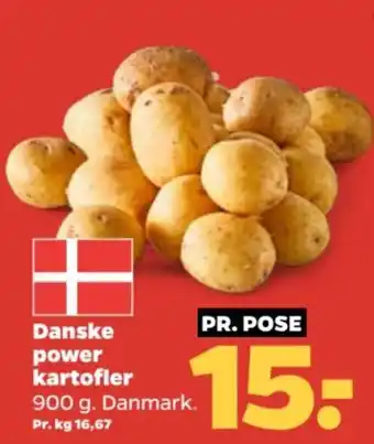 Netto Danske power kartofler tilbud