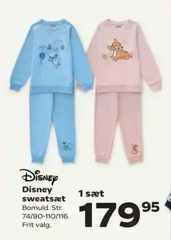 Kvickly Disney sweatsæt tilbud