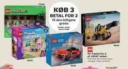 Kvickly Ta' 3 betal for 2 af LEGO æsker tilbud