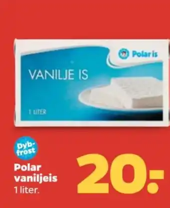 Netto Polaris vaniljeis tilbud