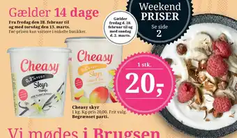 Dagli'Brugsen Cheasy skyr tilbud