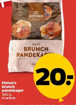 Netto Finton's brunch pandekager. tilbud