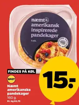 Netto Næmt amerikanske pandekager. tilbud