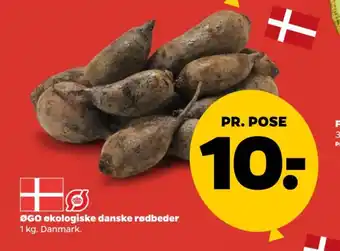 Netto ØGO økologiske danske rødbeder tilbud