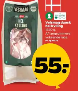 Netto Velsmag dansk hel kylling. tilbud