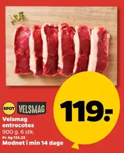 Netto Velsmag entrecotes tilbud