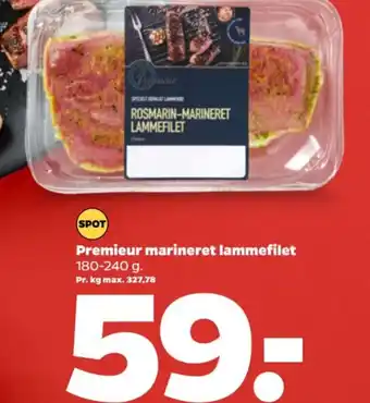 Netto Premieur marineret lammefilet. tilbud