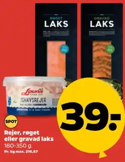 Netto Rejer, røget eller gravad laks tilbud