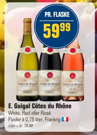 Otto Duborg E. Guigal Côtes du Rhône tilbud