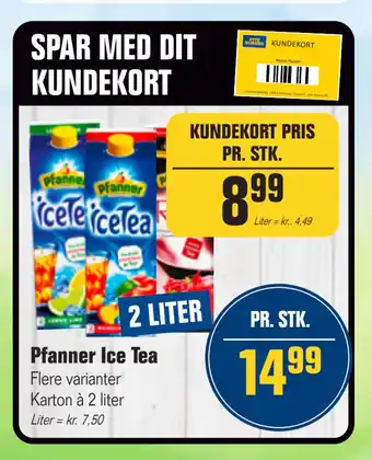 Otto Duborg Pfanner Ice Tea tilbud