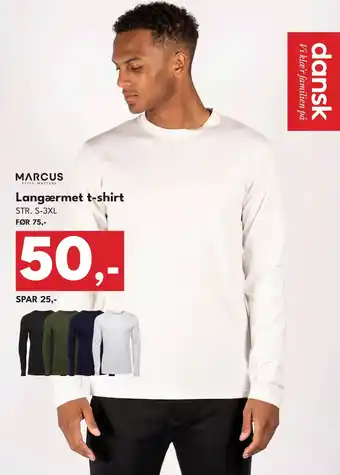 Dansk Outlet Langærmet t-shirt tilbud