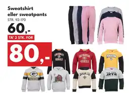 Dansk Outlet Sweatshirt eller sweatpants tilbud