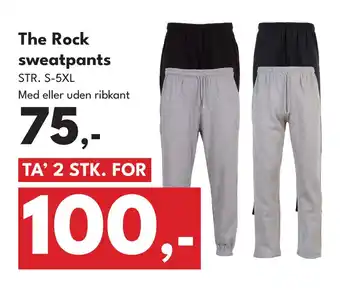 Dansk Outlet The Rock sweatpants tilbud