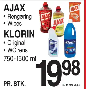 ABC Lavpris AJAX • KLORIN tilbud