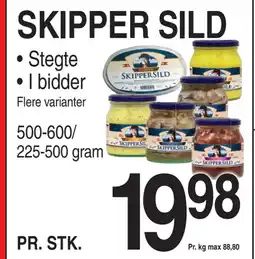 ABC Lavpris SKIPPER SILD tilbud