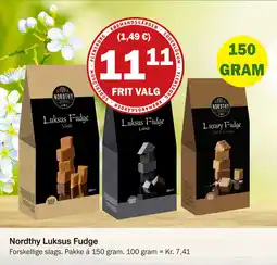 Købmandsgården Nordthy Luksus Fudge tilbud