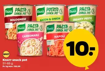 Netto Knorr snack pot tilbud