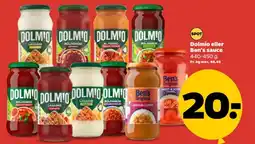 Netto Dolmio eller Ben's sauce . tilbud