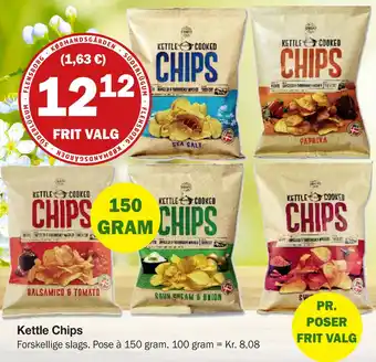 Købmandsgården Kettle Chips tilbud