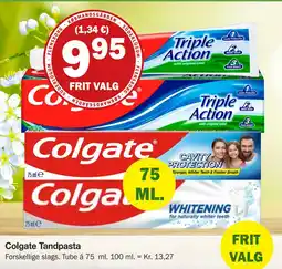 Købmandsgården Colgate Tandpasta tilbud