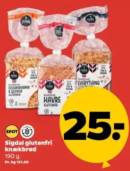 Netto Sigdal glutenfri knækbrød tilbud