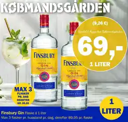 Købmandsgården Finsbury Gin tilbud