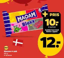 Netto Maoam 4-pak tilbud