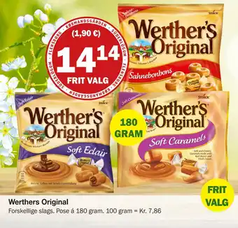 Købmandsgården Werthers Original tilbud