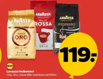 Netto Lavazza helbønner tilbud