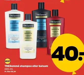 Netto TRESemmé shampoo eller balsam tilbud