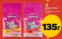 Netto Whiskas tørkost. tilbud