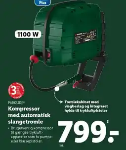 Lidl PARKSIDE® Kompressor med automatisk slangetromle tilbud