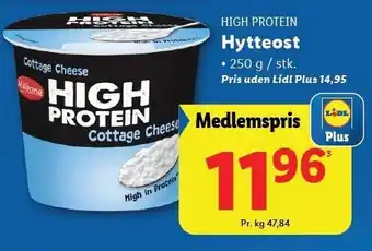 Lidl Hytteost tilbud