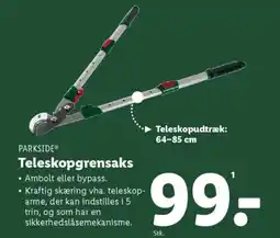 Lidl PARKSIDE® Teleskopgrensaks tilbud