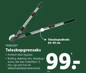 Lidl PARKSIDE® Teleskopgrensaks tilbud