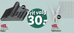 Lidl Bøjler eller Tøjklemmer tilbud