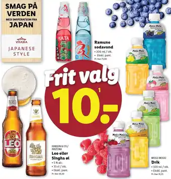 Lidl Frit valg tilbud