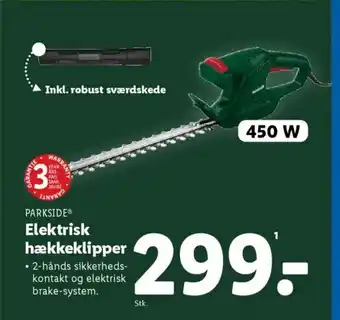 Lidl PARKSIDE® Elektrisk hækkeklipper tilbud