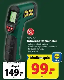 Lidl Infrarødt termometer tilbud