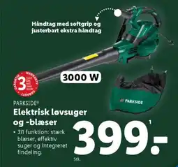 Lidl PARKSIDE® Elektrisk løvsuger og -blæser tilbud