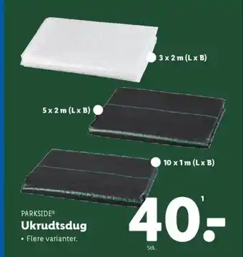 Lidl PARKSIDE® Ukrudtsdug tilbud