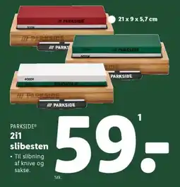 Lidl PARKSIDE® 2i1 slibesten tilbud